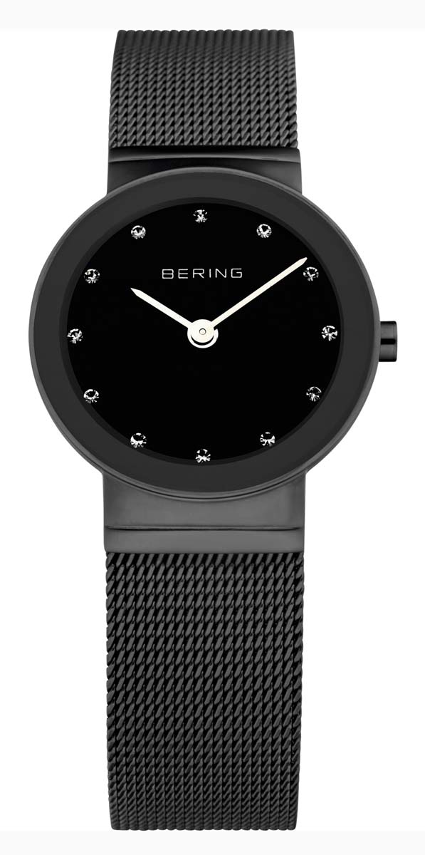 Bering Classic 10126-077 Damenuhr • Kratzfestes Saphirglas • Feines Milanaise-Armband