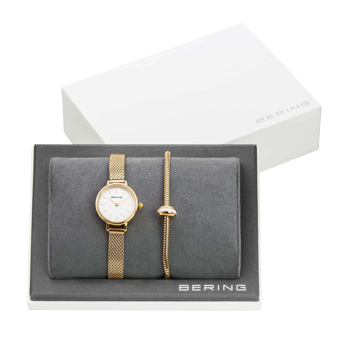 Bering Classic 11022-334 Damen Uhr • Saphirglas • Milanaise-Armband