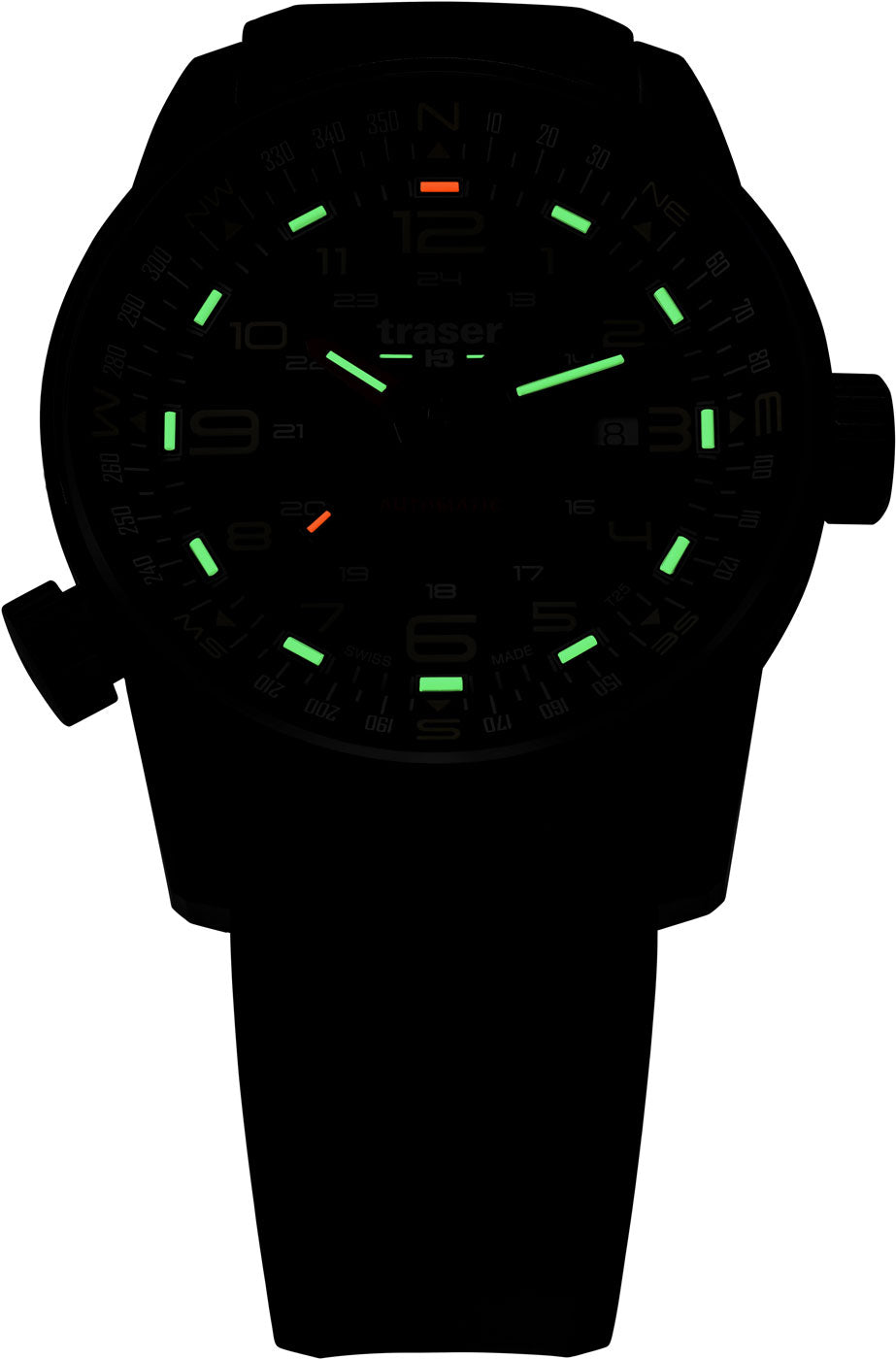 Traser P68 Pathfinder Automatic 110457 Men's Watch • Swiss Made Automatic Movement • trigalight Illumination Technology