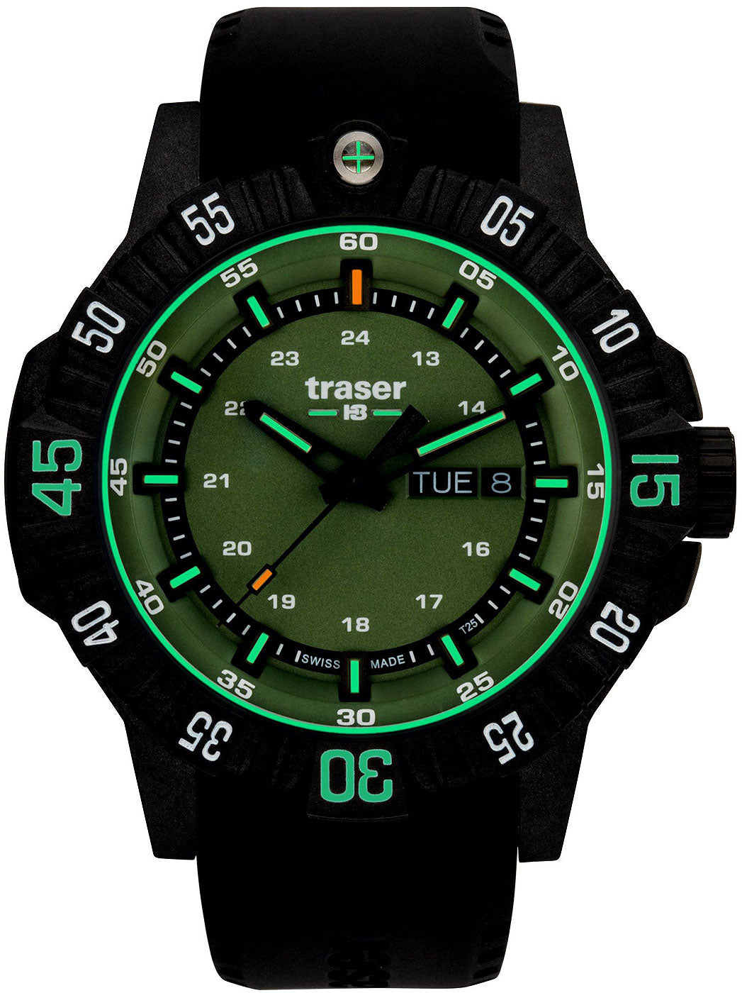 Traser P99 Q Tactical 110727 Men's Watch • trigalight technology • sapphire crystal