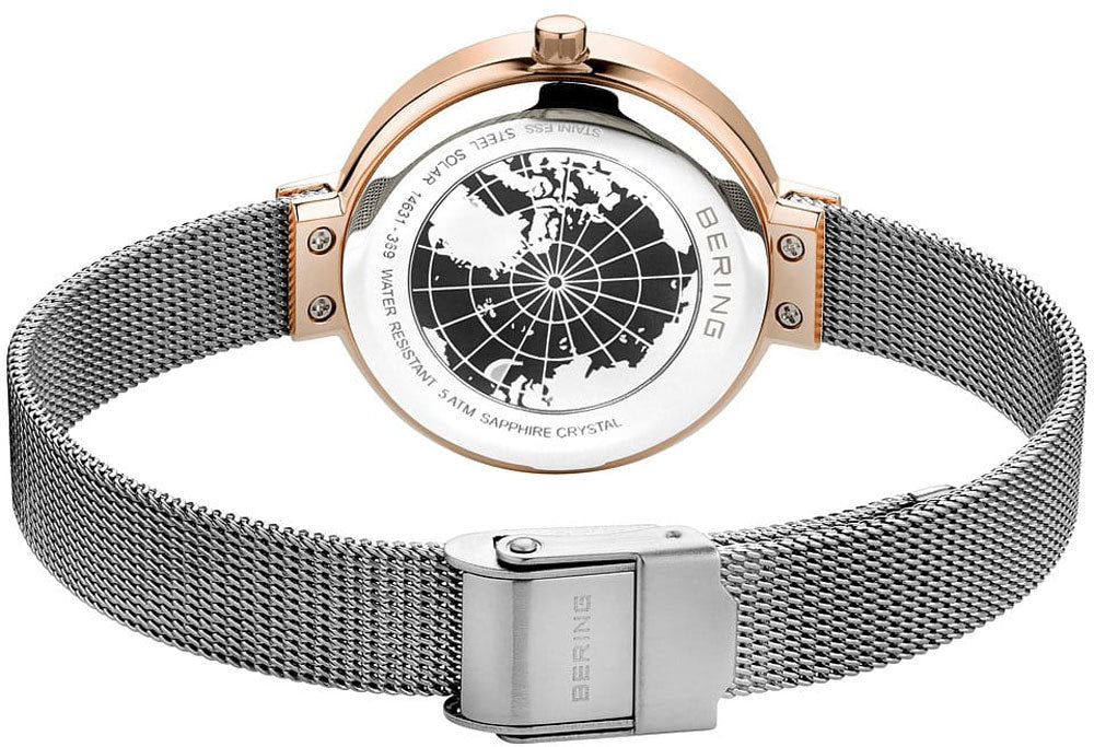 Bering Solar 14631-369 Women's Watch • Sapphire Crystal • Milanese