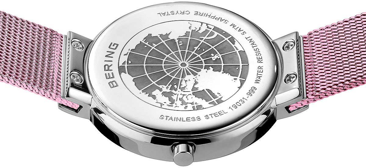 Bering Classic 19031-999 Women's Watch • Scratch-Resistant Sapphire Crystal • Fine Milanese Strap