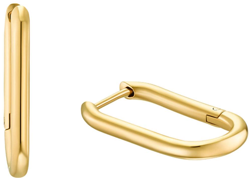 Creole Carabiner Yellow Gold - s.Oliver Jewelry Model: 2033906