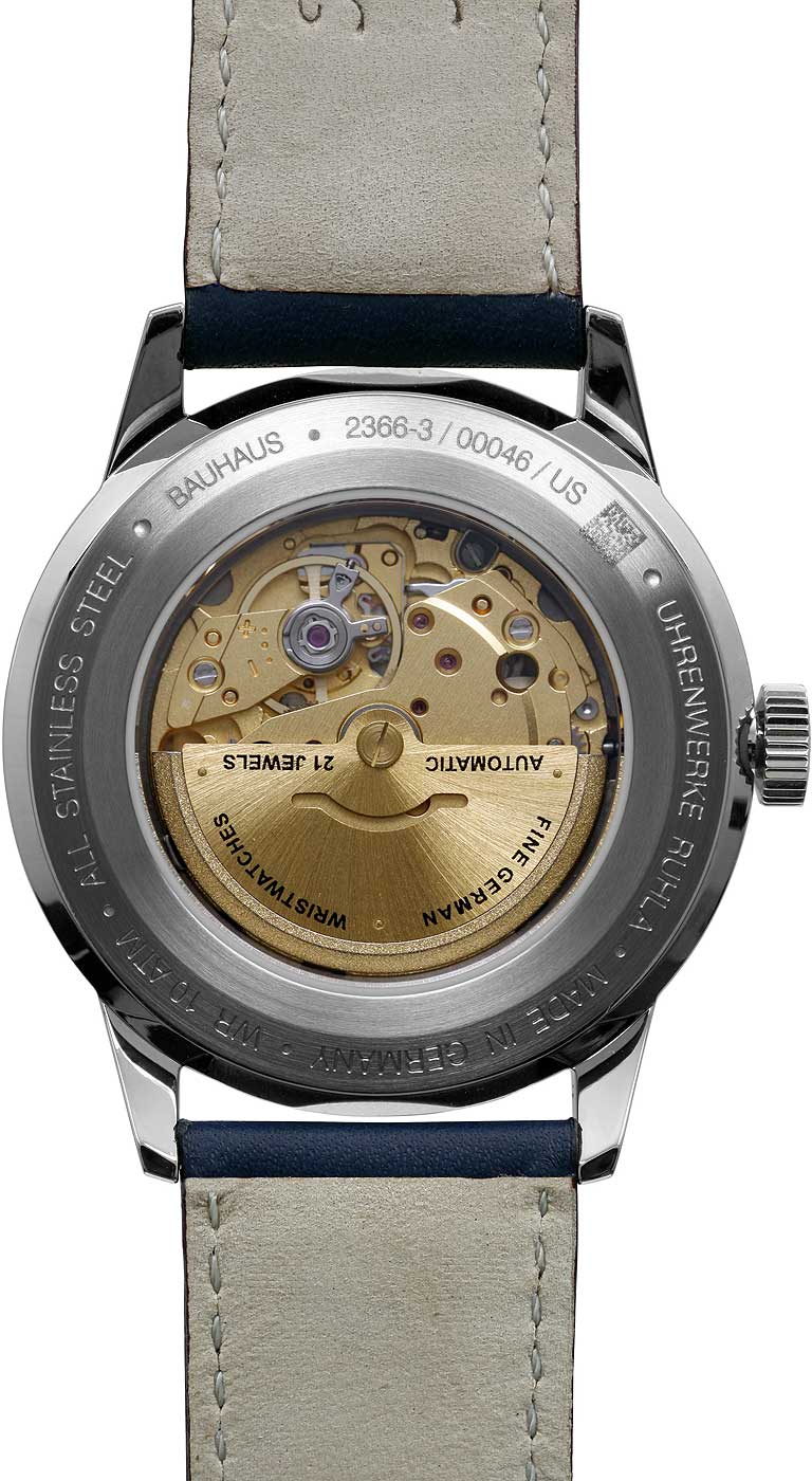 Bauhaus 2366-3 Herrenuhr • Automatik • Made in Germany