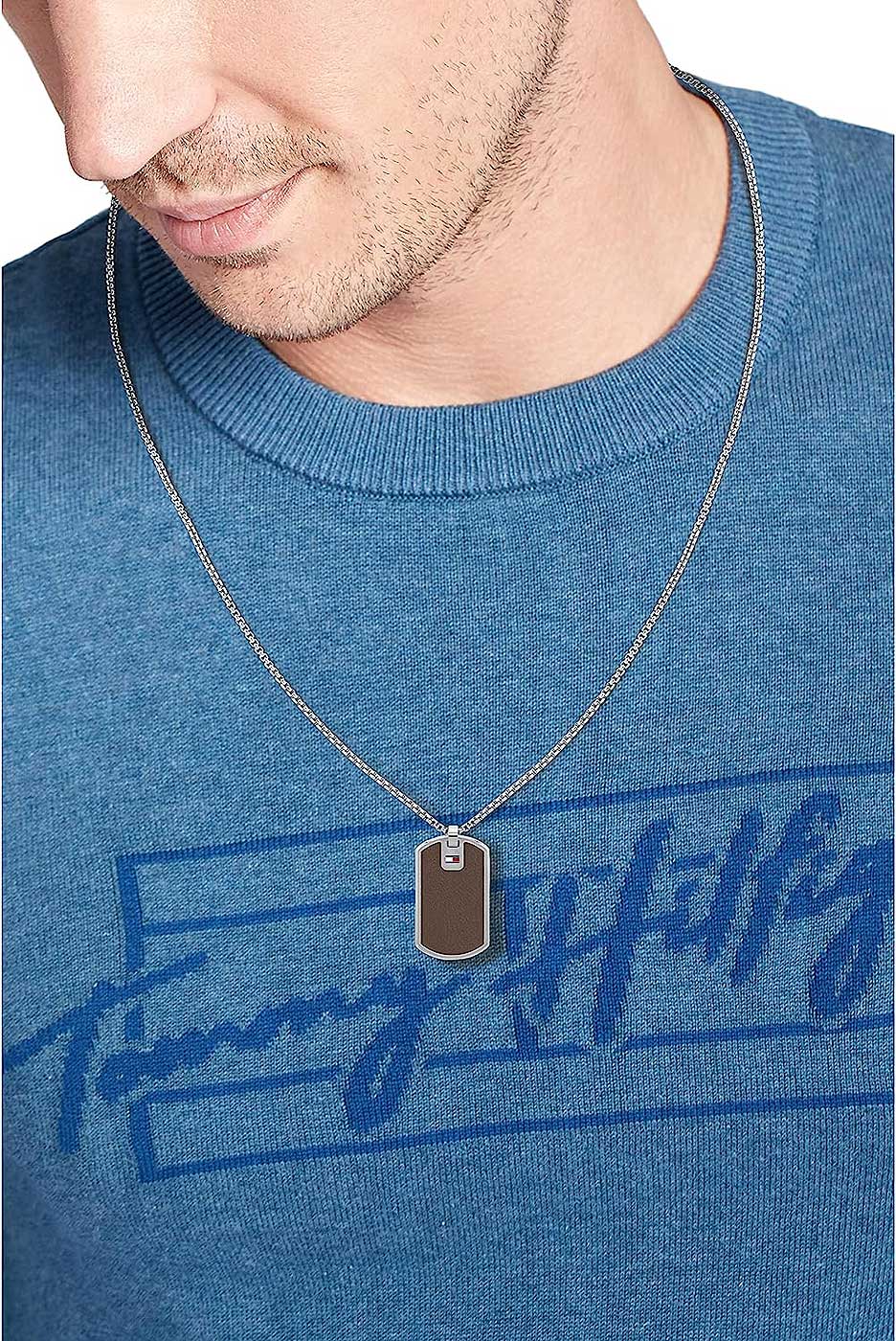 Venezianerkette mit Anhänger aus Leder - Tommy Hilfiger Modell: 2790431