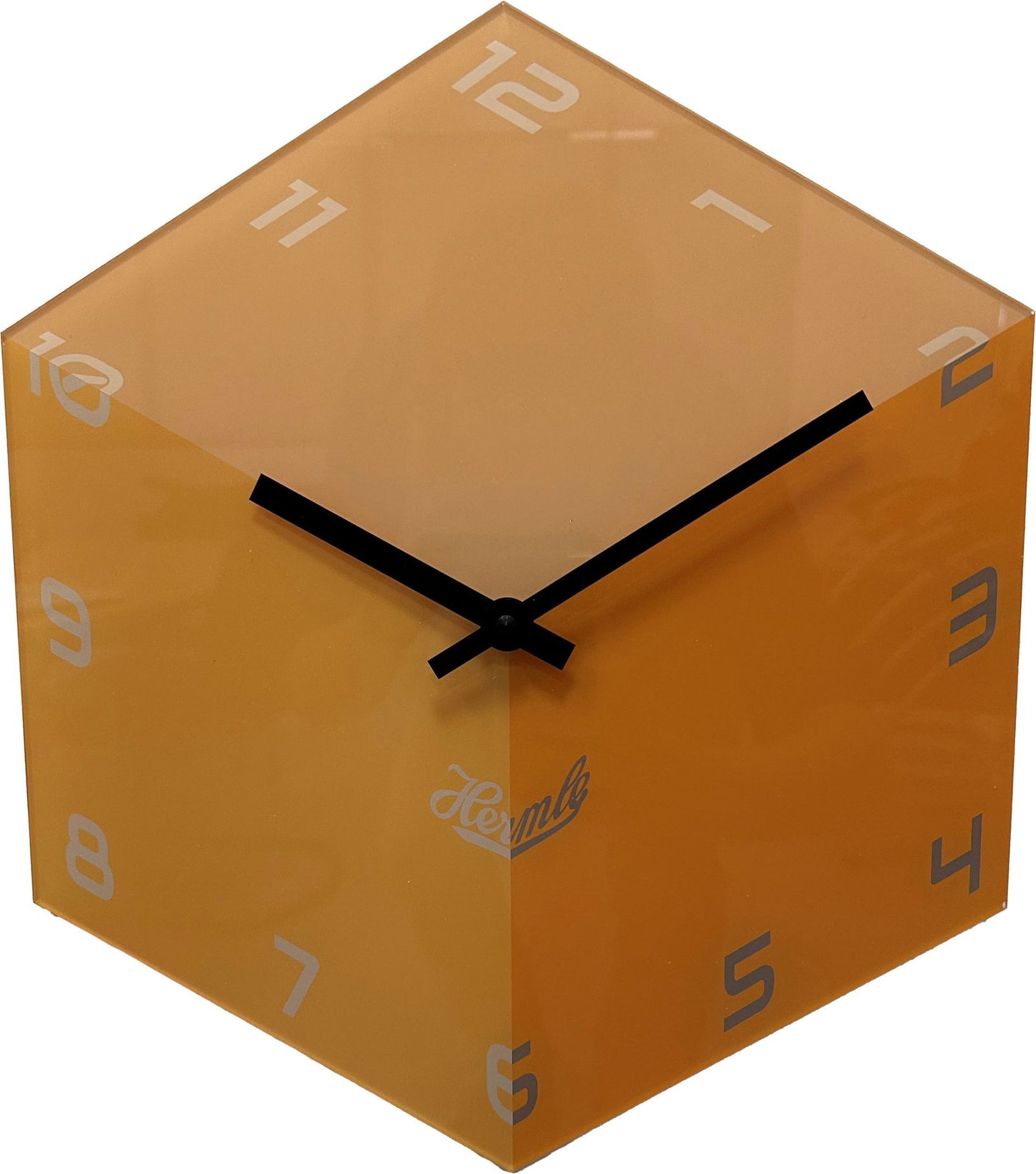 Hermle Wall Clock 36 cm • Acrylic • Modern Design • Precise Quartz Movement