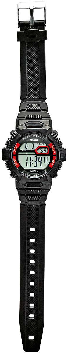 Scout The Digi 308000 Watch • Digital with illumination • 5 bar water resistant