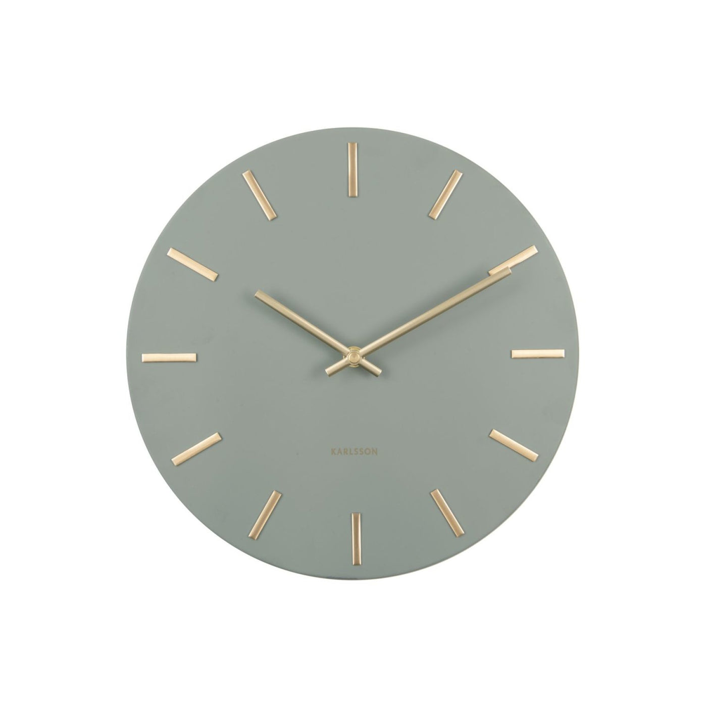 Karlsson Wanduhr 30 cm Ø Metall • Lautloses Quarzwerk • Modernes Design