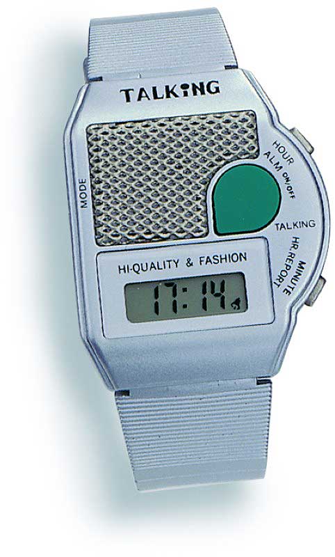 Atlanta 6694-19 Talking Clock • With Alarm Function