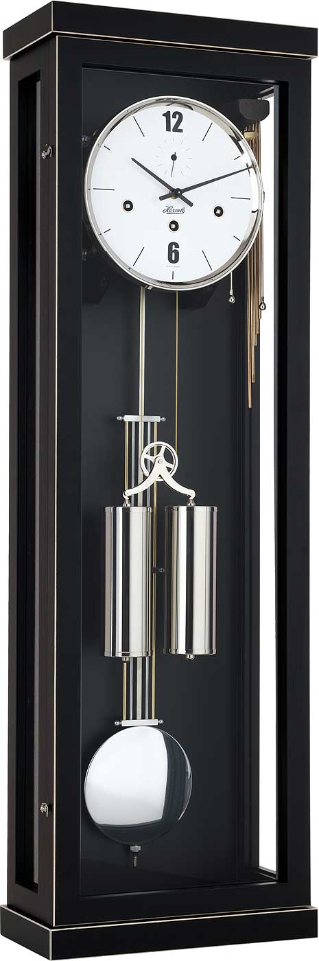 Hermle Wanduhr 86x27x13,5 cm Holz • Westminster Gong • Automatische Nachtabschaltung
