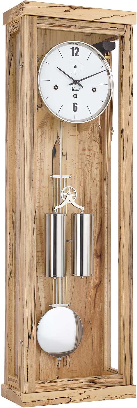 Hermle Wanduhr 86x27x13,5 cm Holz • Westminster Schlagwerk • Automatische Nachtabschaltung