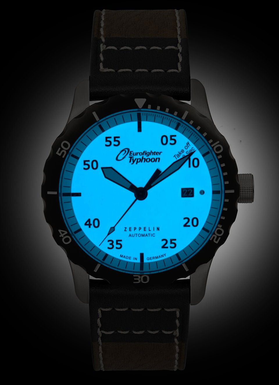 Zeppelin Series 1960 19607-45 Men's Watch • Automatic • 24-hour display