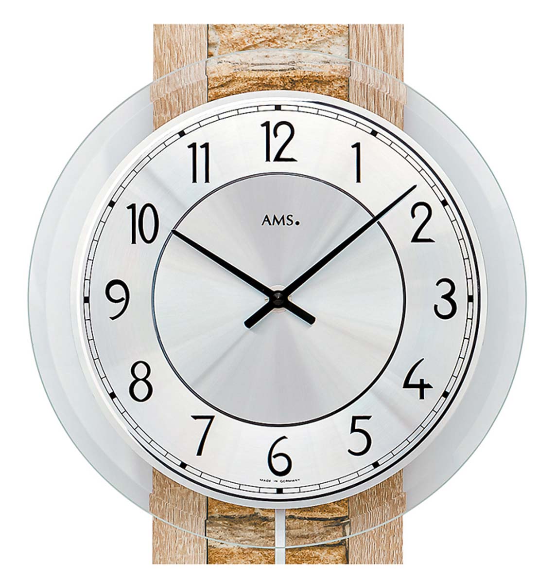 AMS Wanduhr • Zeitloses Design • Präzises Uhrwerk