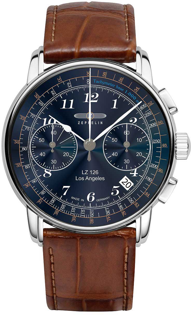 Zeppelin LZ126 Los Angeles 7614-3 Herrenuhr • Made in Germany • Historisches Flieger-Design