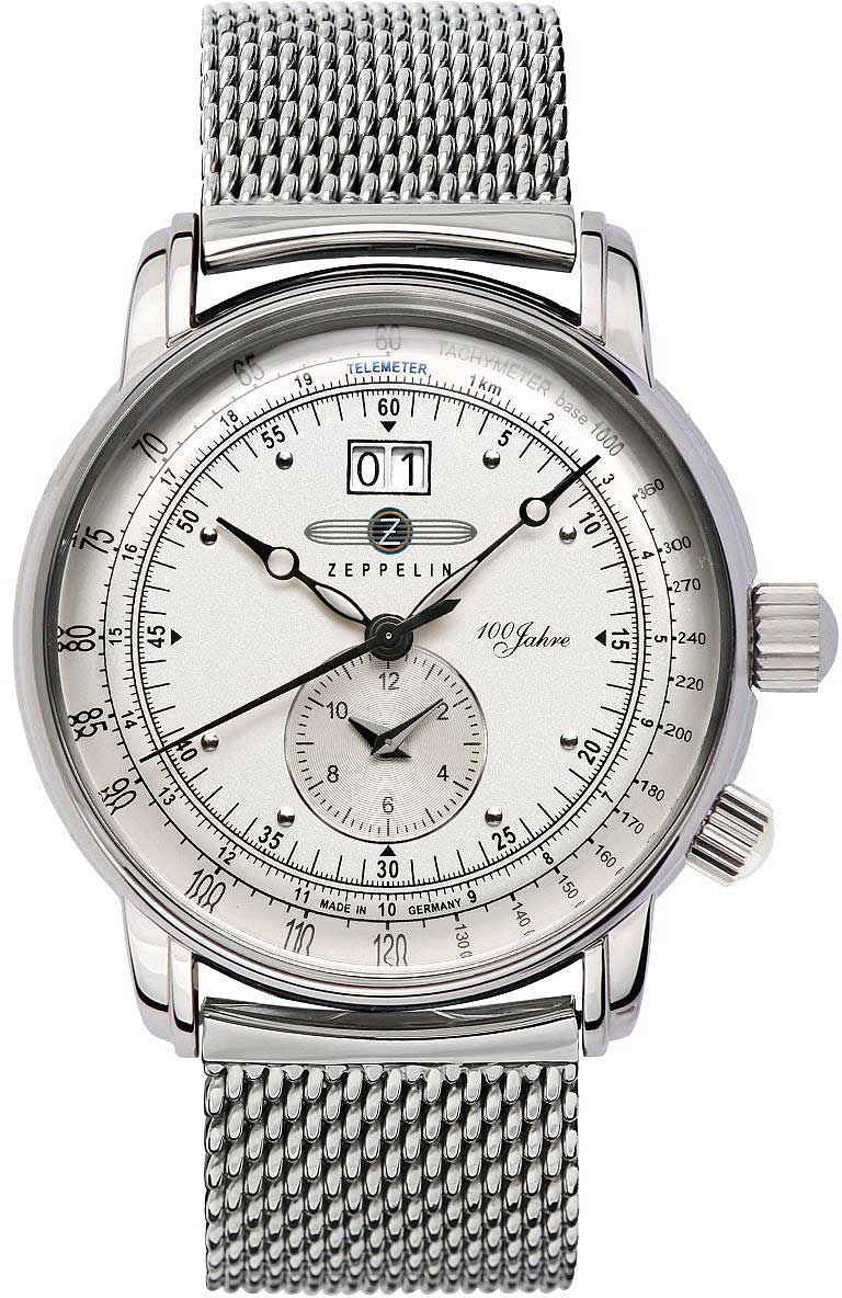 Zeppelin 100 Years Zeppelin 7640M-1 Men's Watch • Quartz Movement • GMT Function