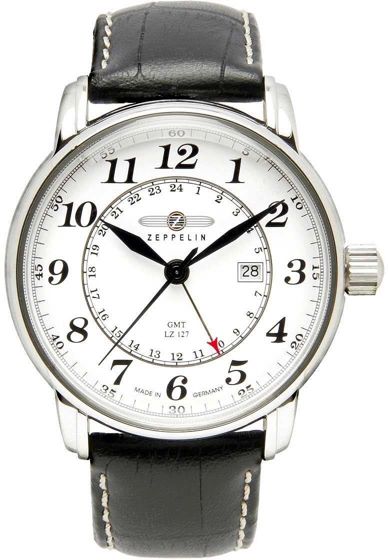 Zeppelin LZ127 7642-1 Herrenuhr • Made in Germany • GMT