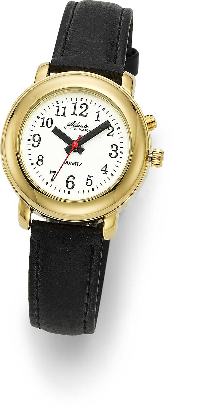 Atlanta Sprechende Armbanduhr TLANTA-2562787 Uhr • Sprachausgabe auf Knopfdruck • Gut lesbar