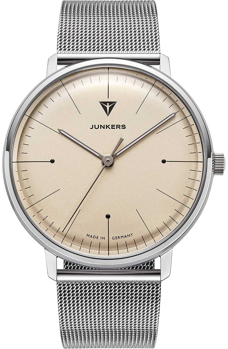Junkers Bauhaus 9.06.01.05.M Men's Watch • Bauhaus Design • Milanese Bracelet