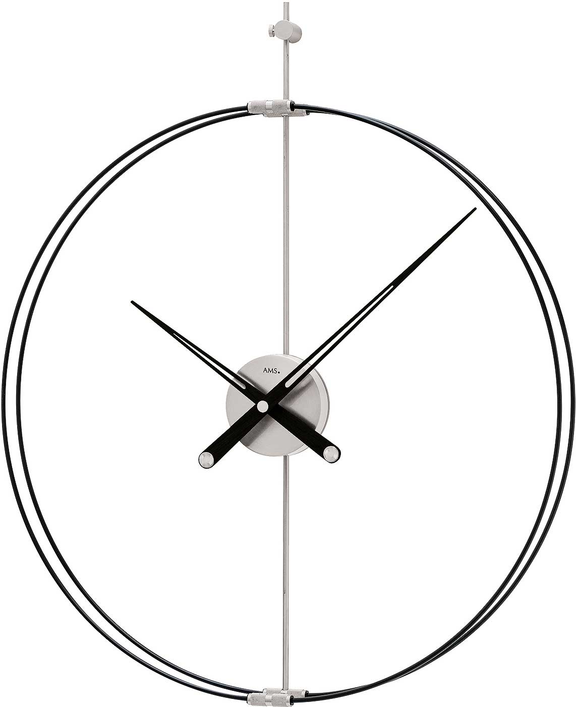 Wanduhr modern 60 x 70 x 4 cm - AMS Modell: 9656