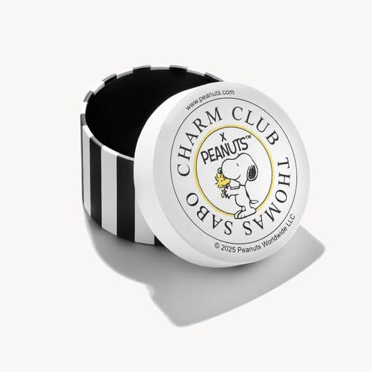 Exclusive THOMAS SABO PEANUTS Snoopy Snowball Pendant 925 Sterling Silver Zirconia