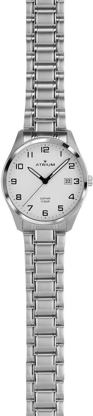 Atrium Klassik A42-30 Herren Uhr • Saphirglas • 10 Bar Wasserdicht