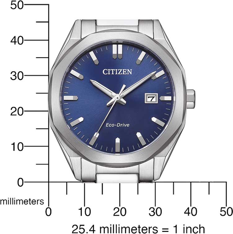 Citizen BM7620-83L Men's Watch • Eco-Drive Solar • Blue Dial