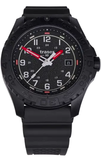 Traser P96 OdP Color Sand Schweizer Outdoor-Uhr, trigalight, robustes NATO-Armband, 20 Bar wasserdicht