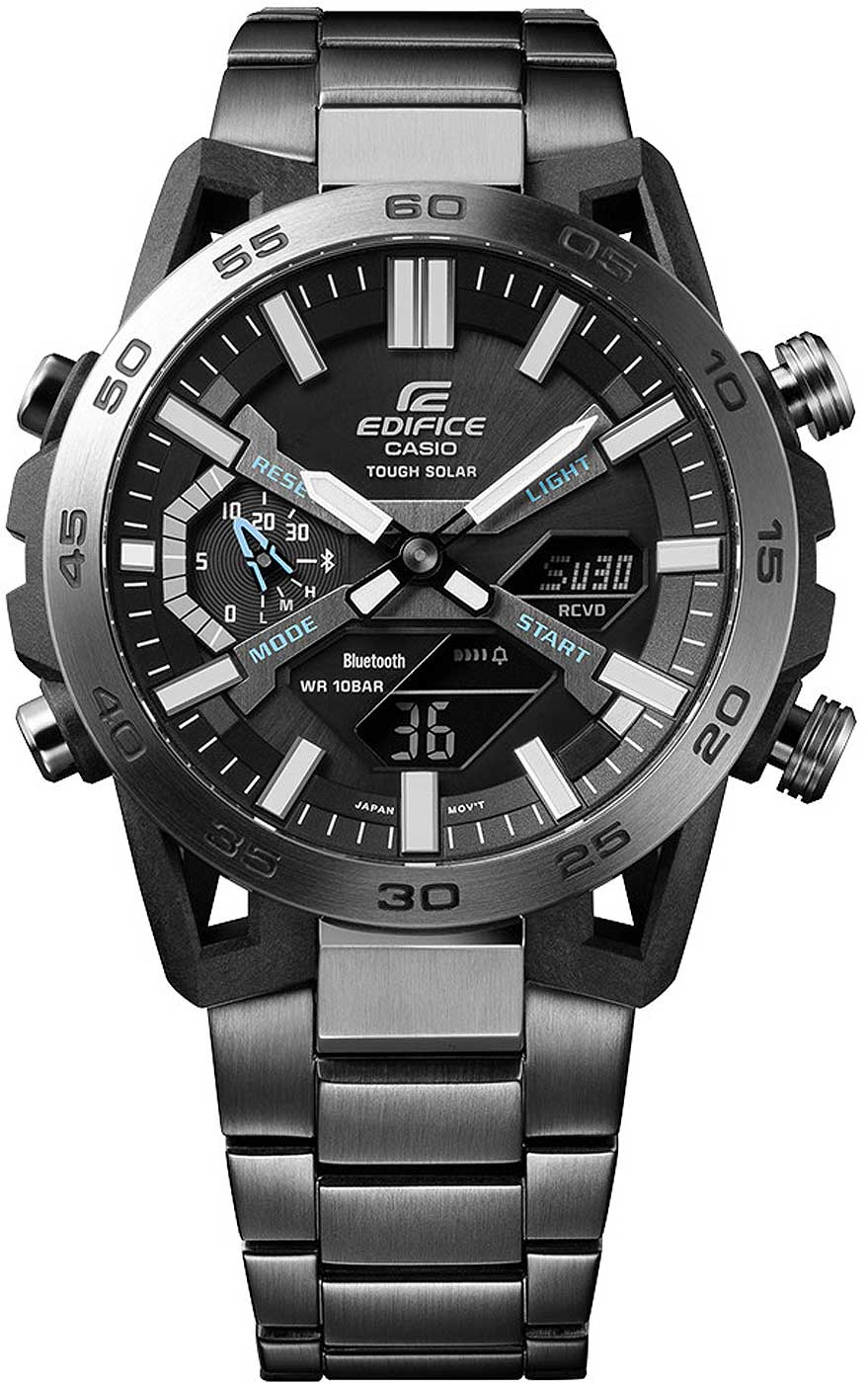 Casio Edifice ECB-2000DC-1AEF Herren Uhr • Solarantrieb • Carbon-Gehäuse • Bluetooth