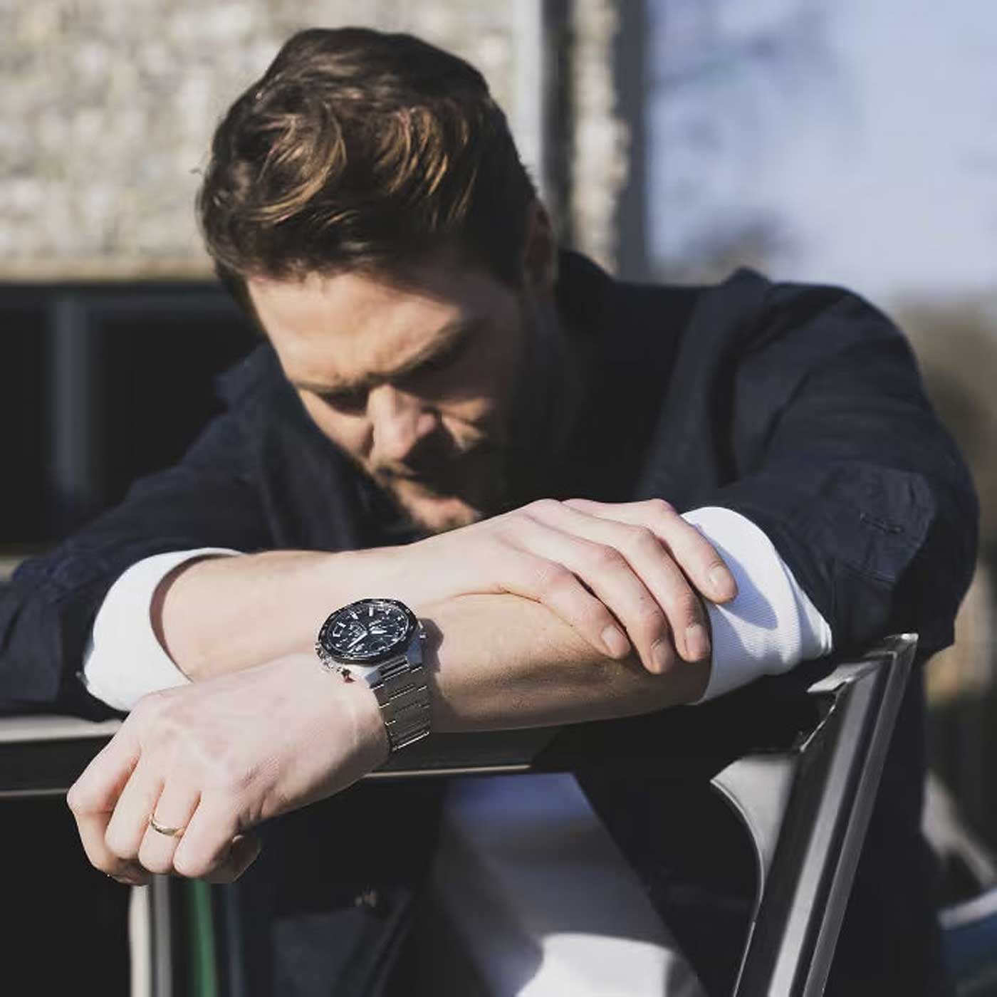 Casio Edifice ECB-950DB-1AEF Uhr • Solarbetrieben • Bluetooth Link