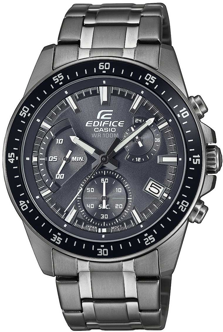 Casio Edifice EFV-540DC-1CVUEF Uhr • Chronograph • Schwarz IP