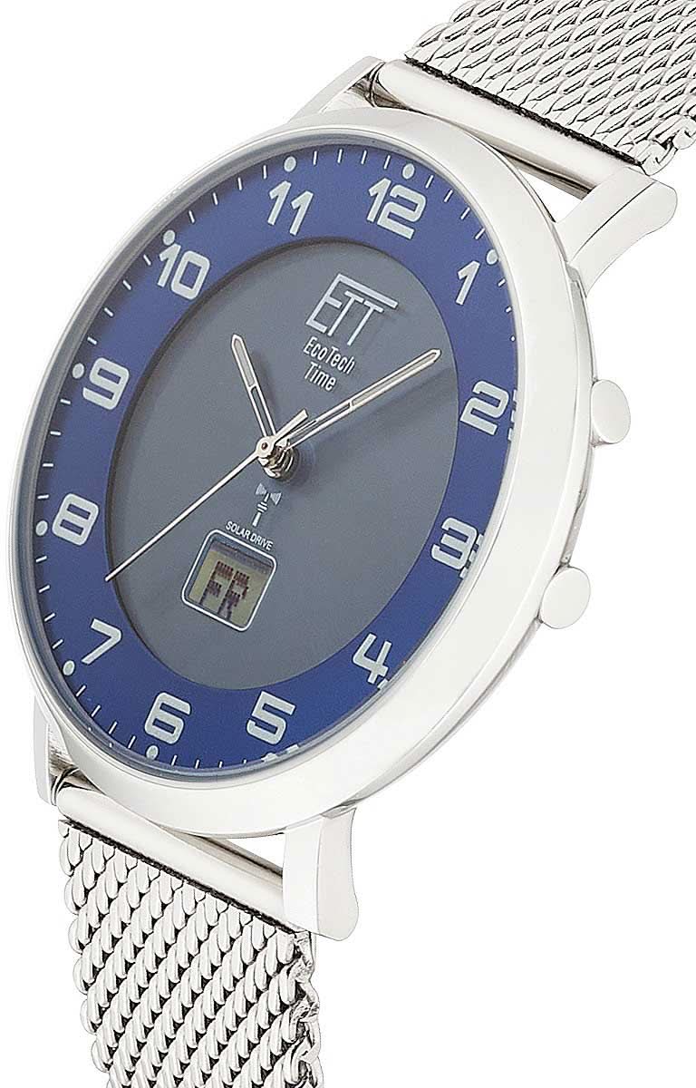 Eco Tech Time Atacama EGS-11621-32MS Herrenuhr • Solar Funk • Nie wieder Batteriewechsel