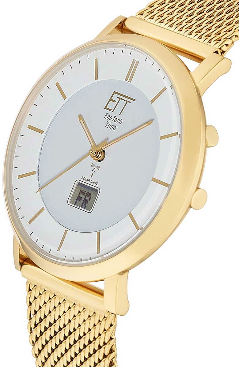 Eco Tech Time Atacama EGS-11623-11MS Herrenuhr • Solar Funkantrieb • Inklusive Wechselband-Set