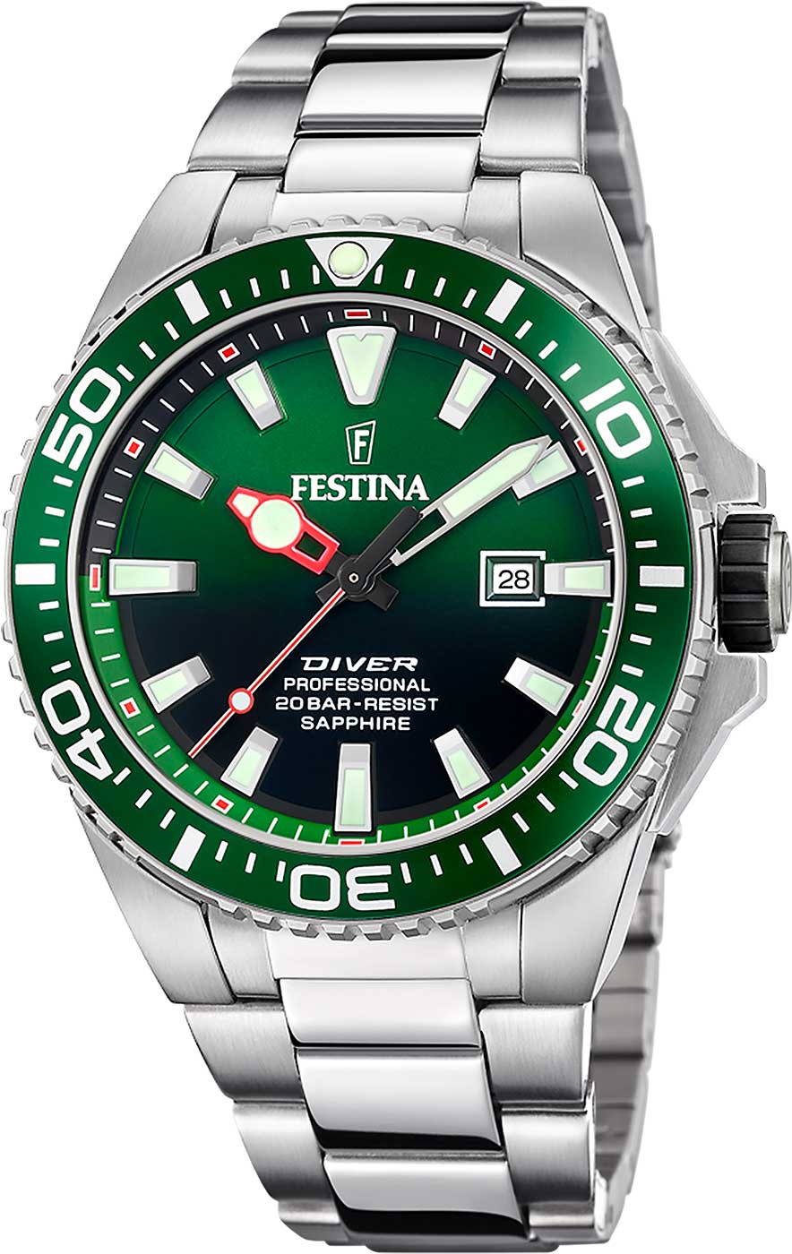 Herrenuhr mit Edelstahlarmband - Festina Modell: 20663_2