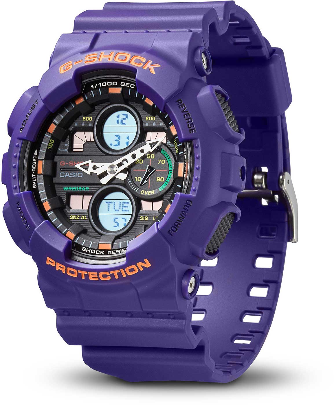 Casio G-Shock GA-140-6AER Herrenuhr • Extreme Stoßfestigkeit • 20 Bar Wasserdichtigkeit