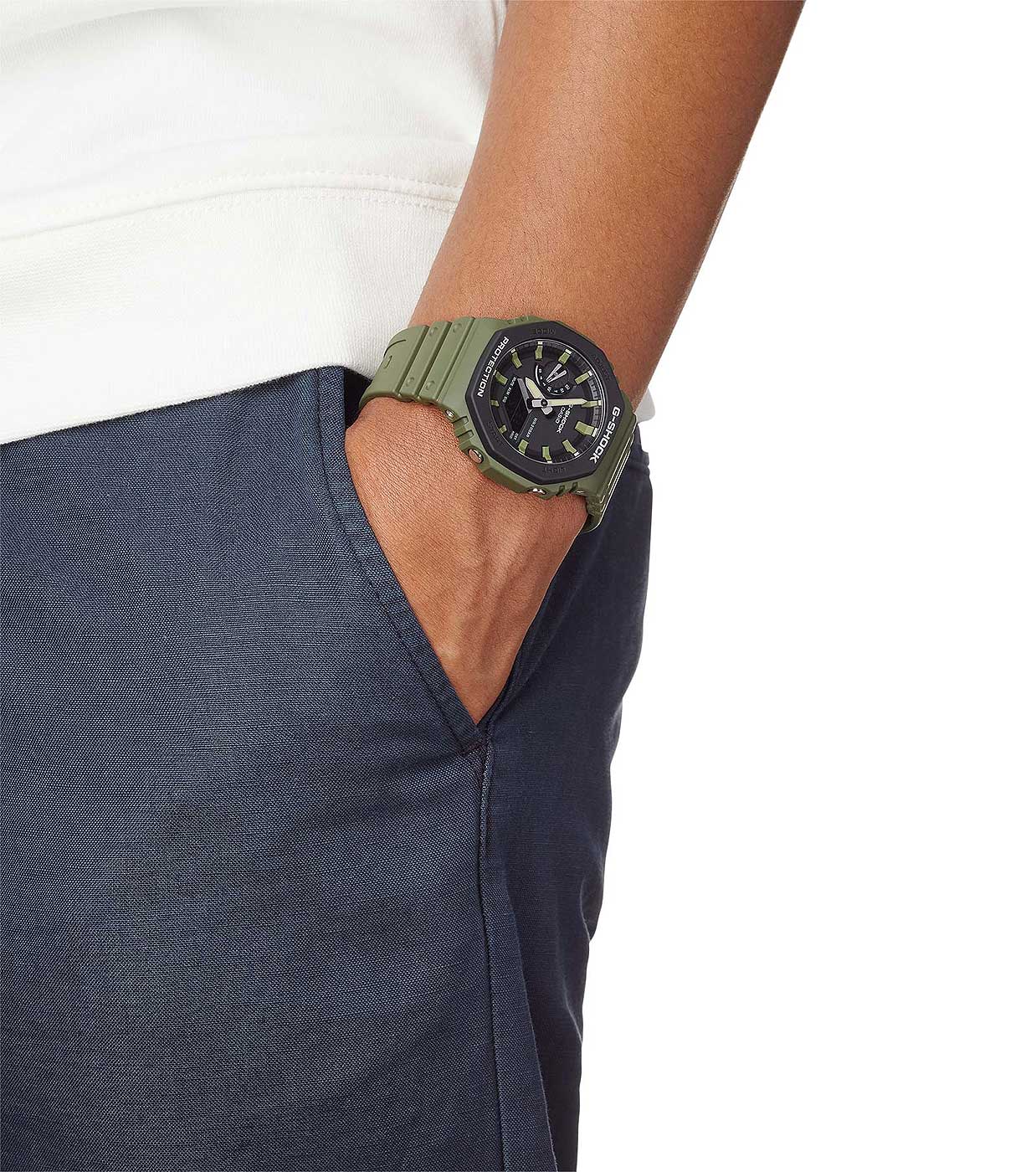 Casio G-Shock GA-2110SU-3AER Uhr • Carbon Core Guard • 20 Bar