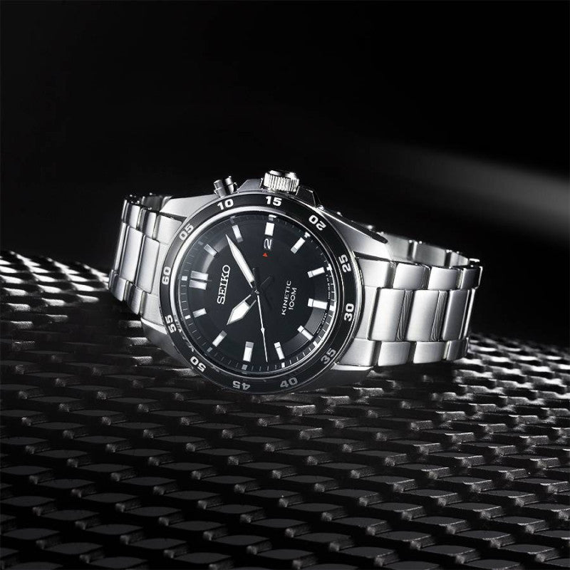 Seiko SPORT SKA785P1 Herren Uhr • Kinetic Werk • Mineralglas