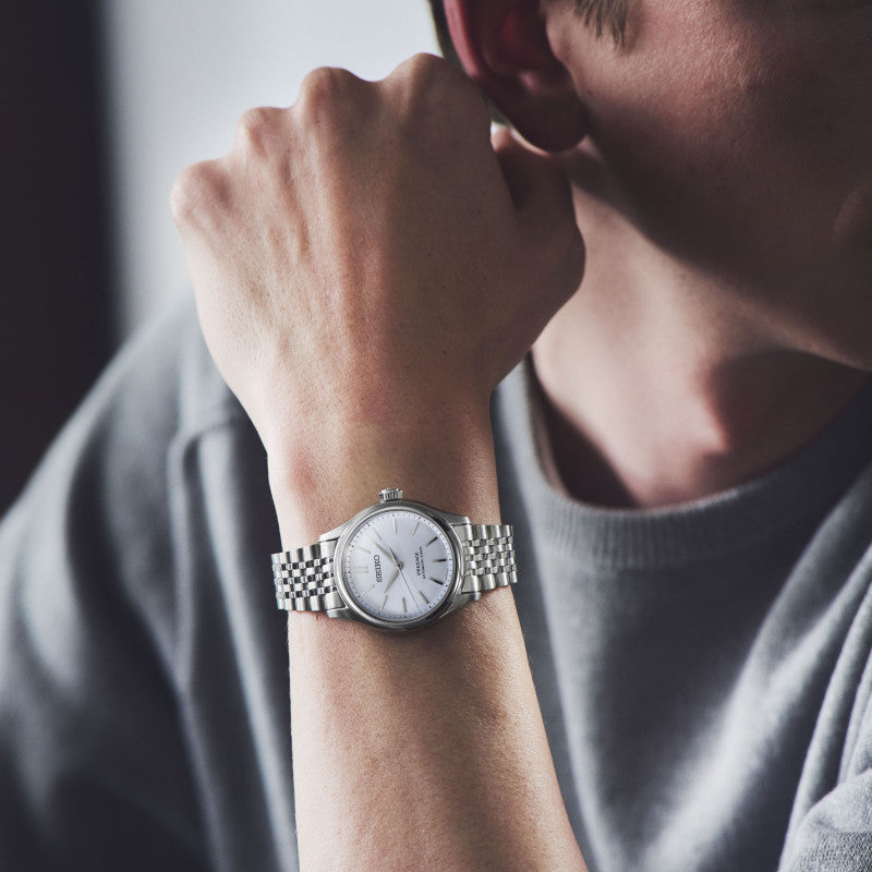 Seiko Presage Classic Series SPB52X Uhr • Automatik • 36mm Edo Silk