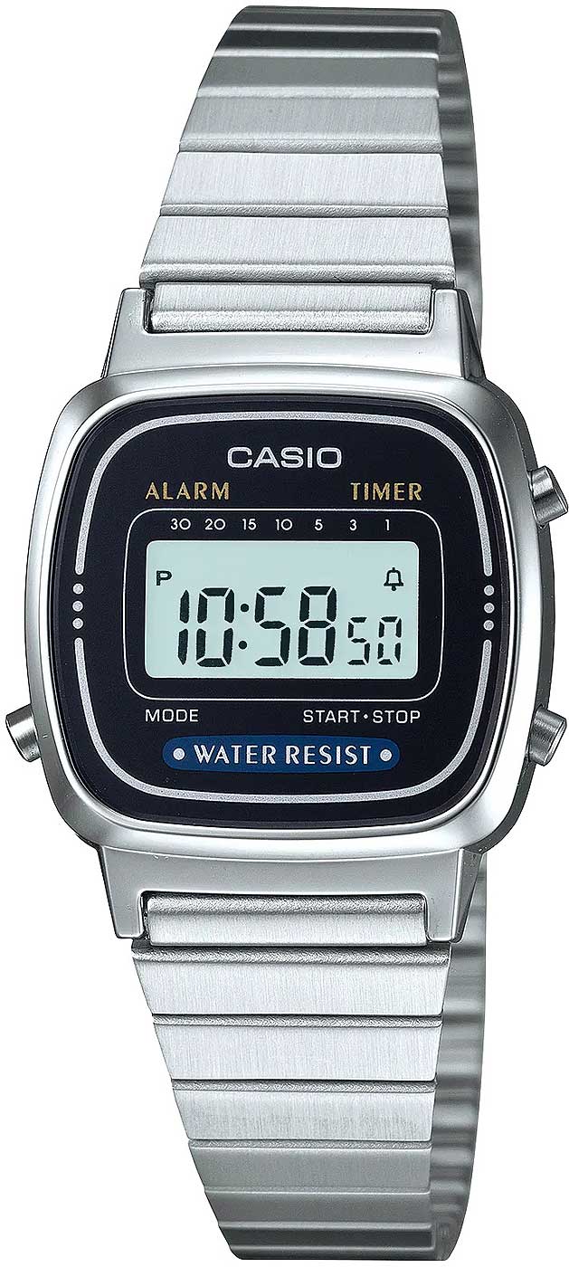 Casio Vintage LA670WEA-1EF Damenuhr • Kultiges Retro-Design • Praktischer Alarm