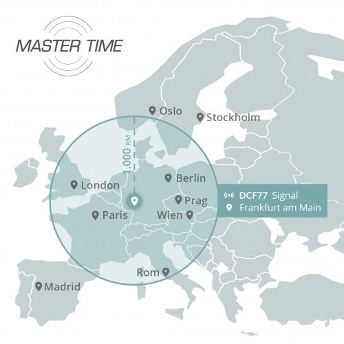 Master Time Basic MTGA-10294-12L Men's Watch • Radio Controlled • Mineral Glass