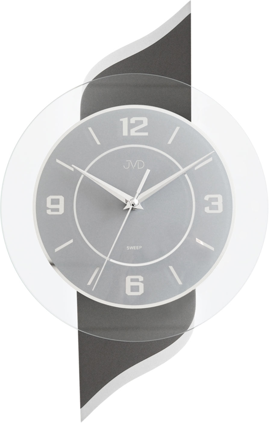 Wanduhr aus Holz und Glas - JVD Modell: NS22004/98