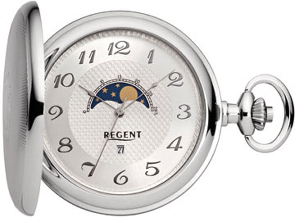 Regent P-730 Herren Uhr • Mondphase • Quarz
