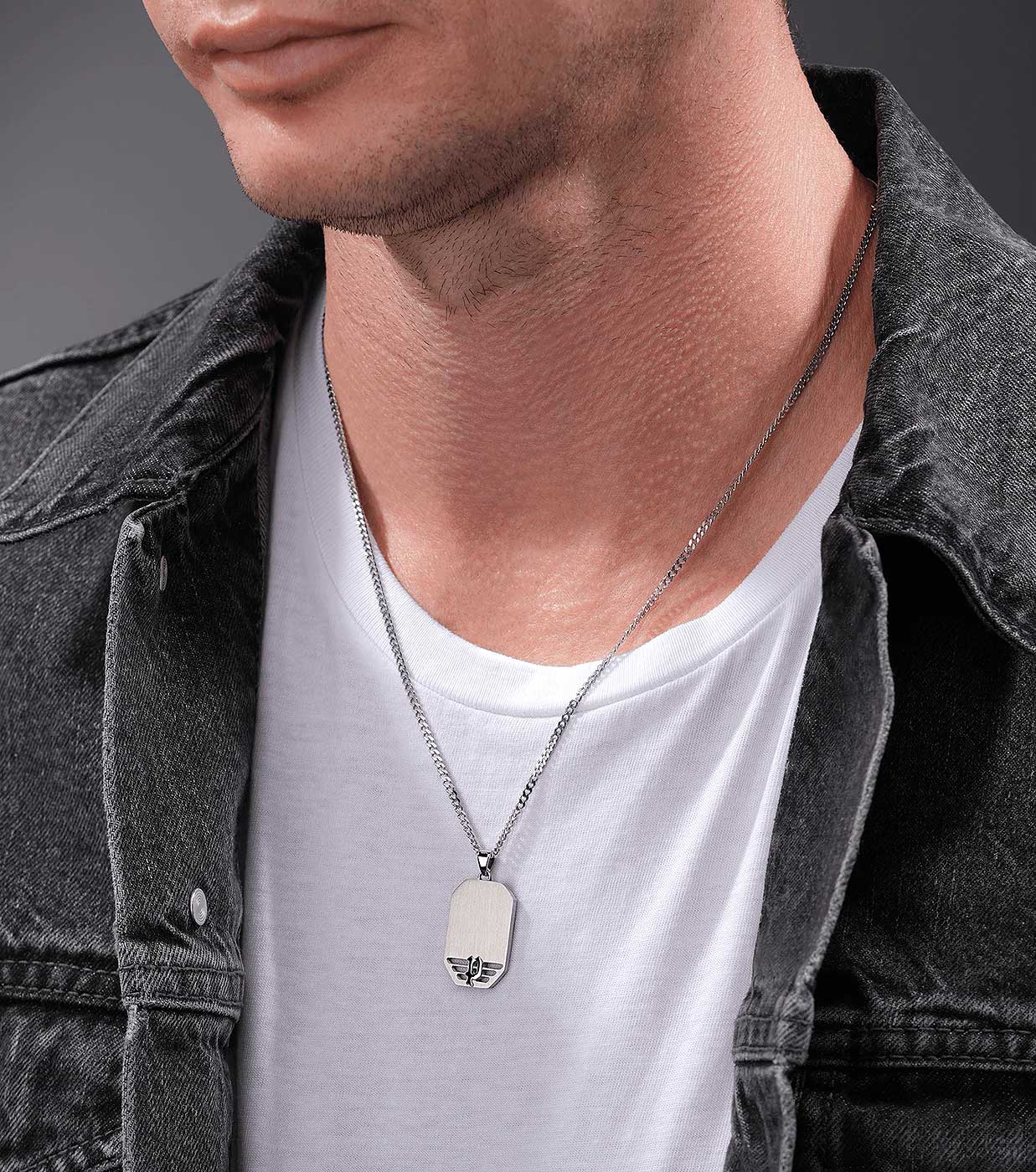 MOTIVE Halskette mit Ident Anhänger - Police Modell: PEAGN0035901