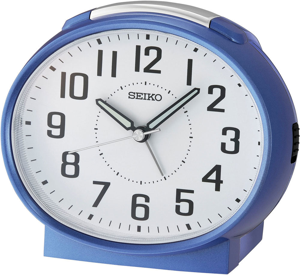 Seiko Analog Alarm Clock 11.2x13x8.1 cm Plastic • Silent movement • Bell alarm