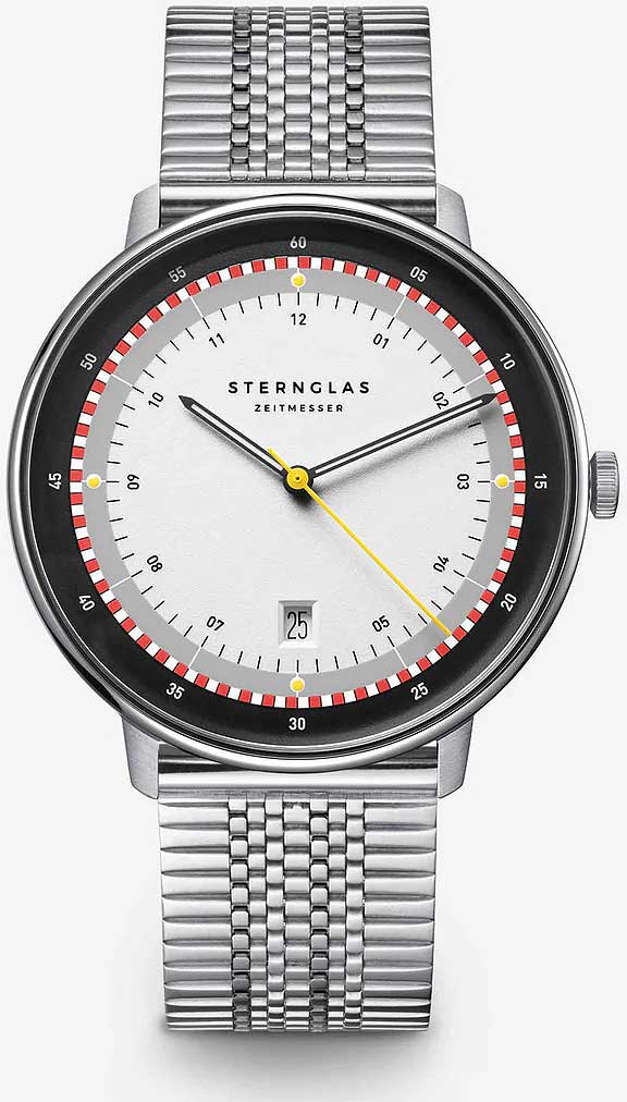 Sternglas Hamburg Hafen s01-hhh16-me08 Herrenuhr • Ronda Quarzwerk • Saphirglas