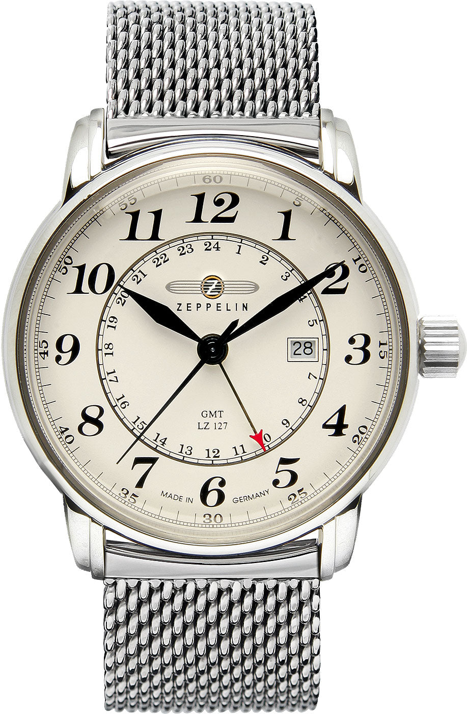 Zeppelin LZ127 Graf Zeppelin 7642M-5 Herrenuhr • Made in Germany • GMT-Funktion