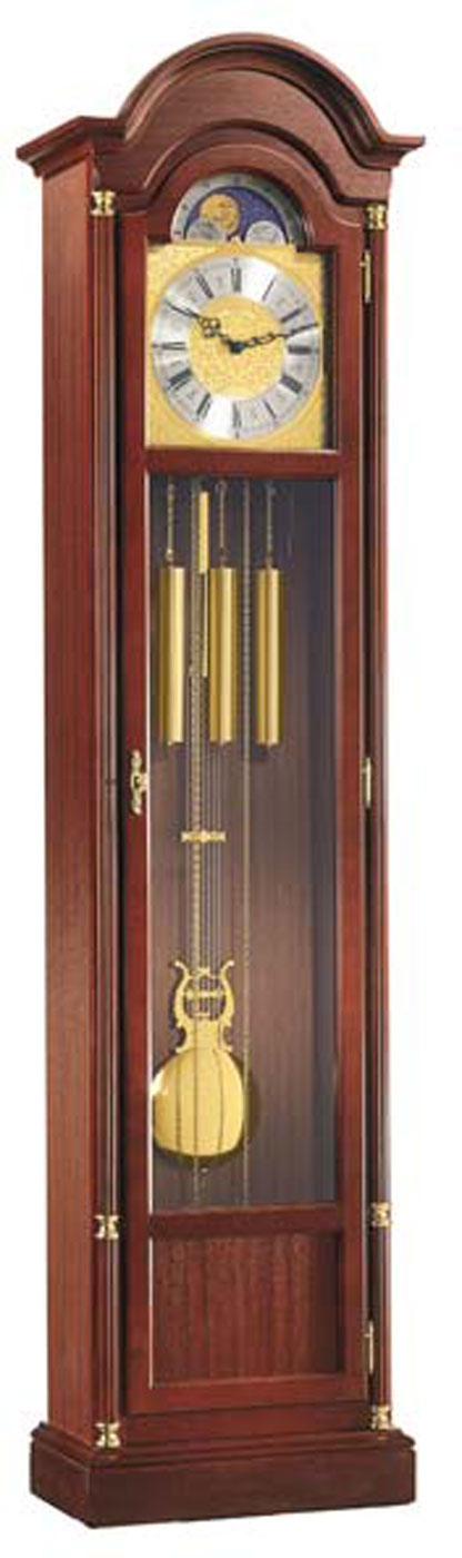 Hermle Standuhr 195x49x25 cm Holz • Westminster Melodie • Mechanisches 8-Tage-Uhrwerk