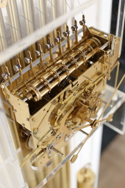 Hermle Standuhr 206x62x36 cm Holz • Triple Chime • Mondphase