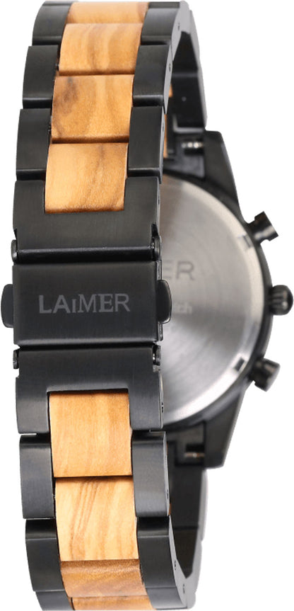 Laimer LAIMER-135 Damen Uhr • Leichtes Holz-Design • Präzises Quarzwerk