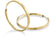 Earrings Pure Titanium gold-plated - Boccia Jewelry Model: 0508-09