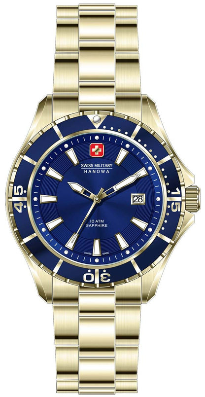 Swiss Military by Hanowa Nautila 06-5296.02.003 Unisex Uhr • Swiss Made Quarzwerk • Saphirglas